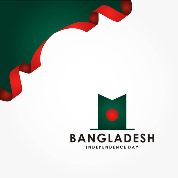 Bangladeshin itsenäisyyspäivän vektorisuunnittelu Bannerille tai taustalle
 - Vektori, kuva