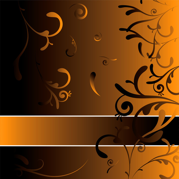 Regal decoration orange - Vektor, obrázek