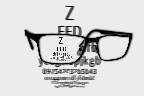 Γυαλιά Οφθαλμίατρος Οφθαλμολογική εξέταση  - Φωτογραφία, εικόνα