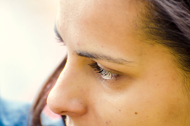 close-up de uma jovem mulher - Foto, Imagem