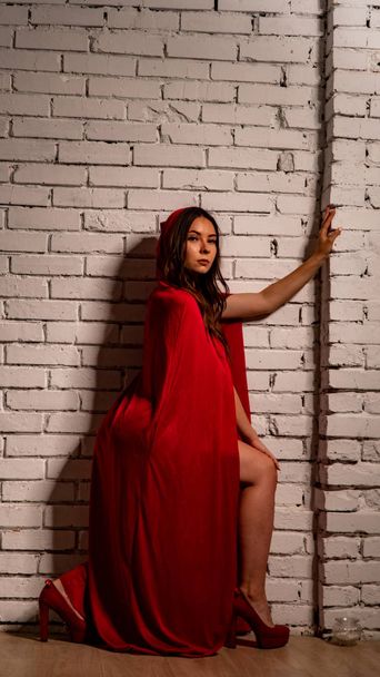 Little Red Riding Hood, all grown up - Photo, Image