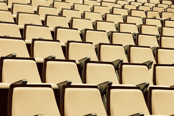 A beautiful pattern of auditorium seats - Photo, image