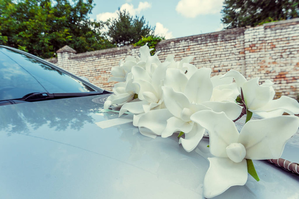 Car decorations for wedding  - Фото, изображение