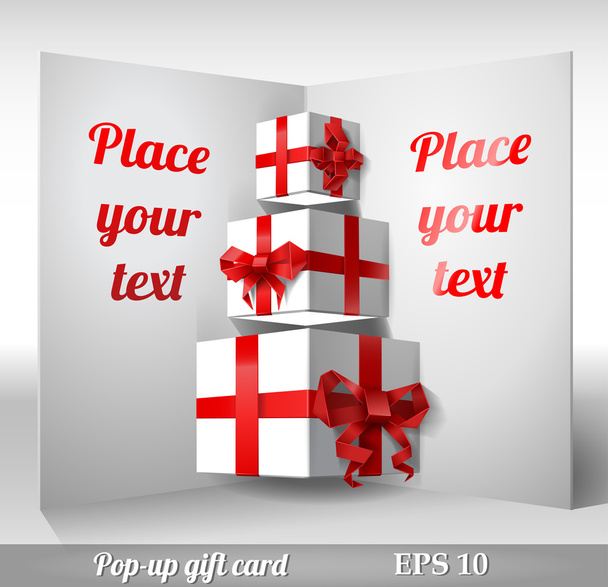 Pop-up gift boxes - Διάνυσμα, εικόνα