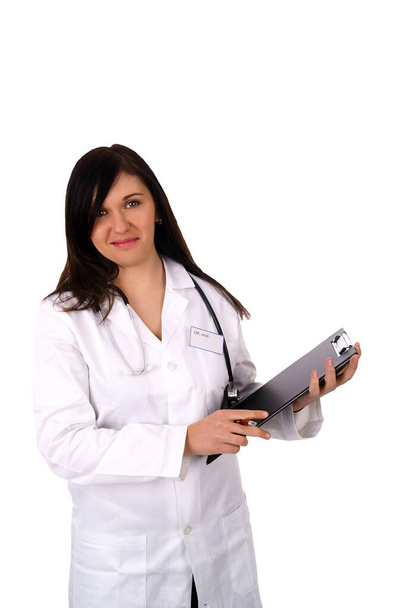 young doctor with stethoscope - Photo, Image