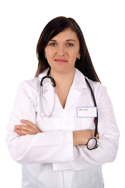 young doctor with stethoscope - Valokuva, kuva