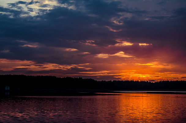 sunrise in the sea sunset sky - Valokuva, kuva