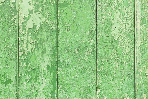 Stará dřevěná zelená textura - Fotografie, Obrázek