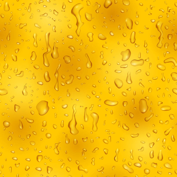 Seamless pattern with drops and streaks of water - Vektör, Görsel