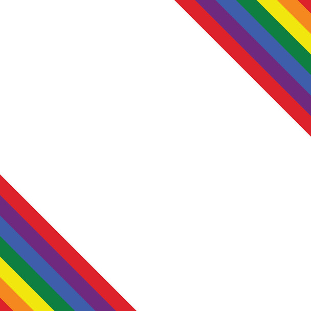 Regenboog trots behang, achtergrond, Valentijnspatroon kaart, retro plat ontwerp, Lgbt vlag beweging vector met plaats voor tekst, banner - Foto, afbeelding