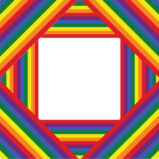 Tapeta Rainbow pride, pozadí, valentýnský vzor, retro plochý design, vektor pohybu vlajky Lgbt s místem pro text, banner - Fotografie, Obrázek