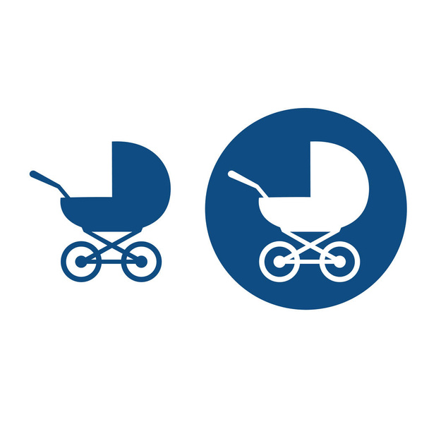 Ikonen für Kinderwagen - Vektor, Bild