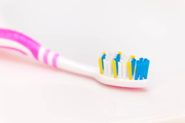 Dental hygiene, toothbrush care of the teeth - 写真・画像