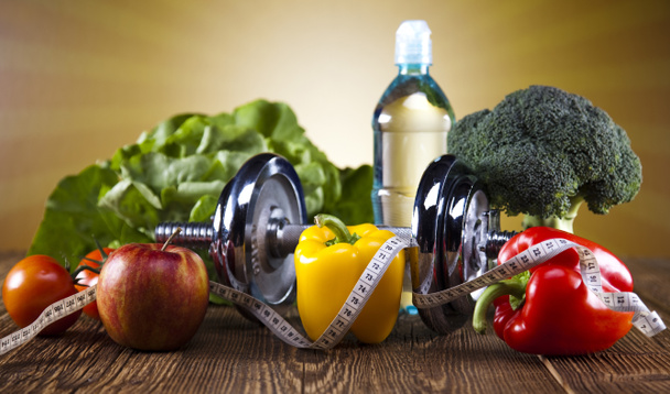 Fitness gıda, beslenme, sebze - Fotoğraf, Görsel