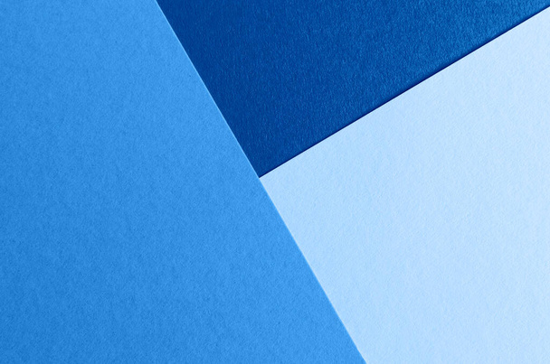 Classic blue color of the year 2020 paper texture - Foto, Bild