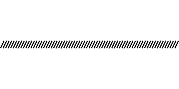 Slash line on white background. Vector illustration. Modern bord - Vector, Image