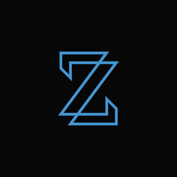 Modelo de design inicial do logotipo da letra Z
 - Vetor, Imagem