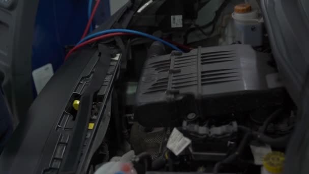 Car Engine Hood - Footage, Video