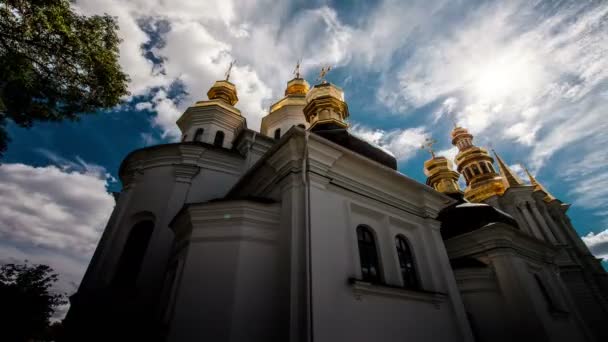 time lapse of the Kiev-Pechersk Lavra Kiev église, monastère, religion
 - Séquence, vidéo