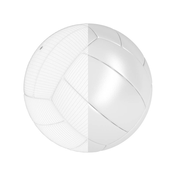 3D model of volleyball ball - Photo, Image