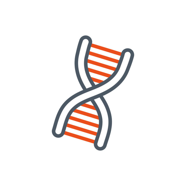 単離されたDNA構造ベクトル設計 - ベクター画像