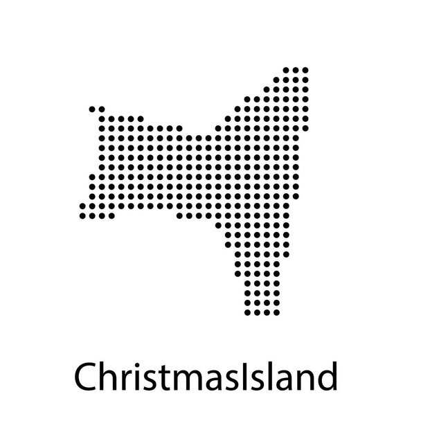 Mappa stato Isola di Natale in Australia
 - Vettoriali, immagini