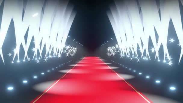 Tapis rouge 3D 4k, lumières flash et animation scénique - concept show / paparazzi
 - Séquence, vidéo