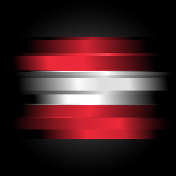Abstract Flag of Austria on black background - Photo, image