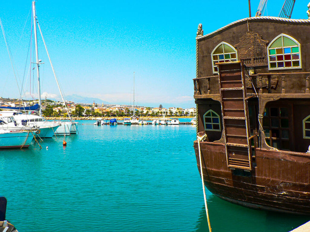 Venetian port of Rethymno, Crete. Greece - Photo, Image