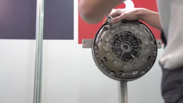 Repair Of Engine Flywheel - Footage, Video