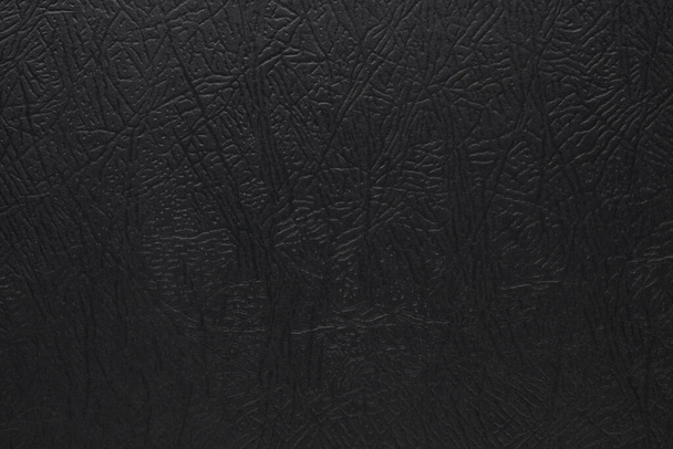Black leatherette background - Photo, Image
