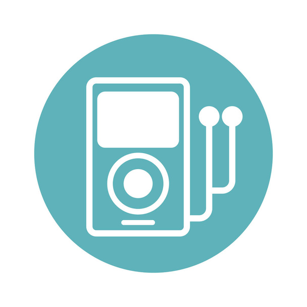 music media player mp3 icon - Vector, Image