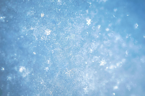 Fondo macro de textura fresca de copo de nieve
 - Foto, imagen