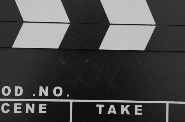 traditional old studio clapperboard - Photo, Image