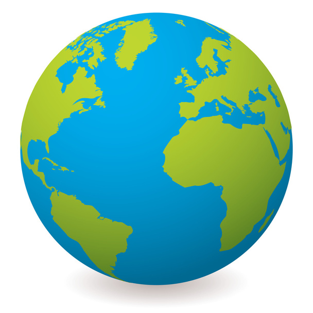 Natural earth globe - Vector, Image