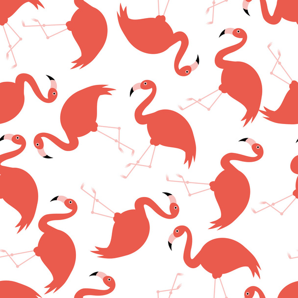 seamless flamingo pattern - Vektor, Bild