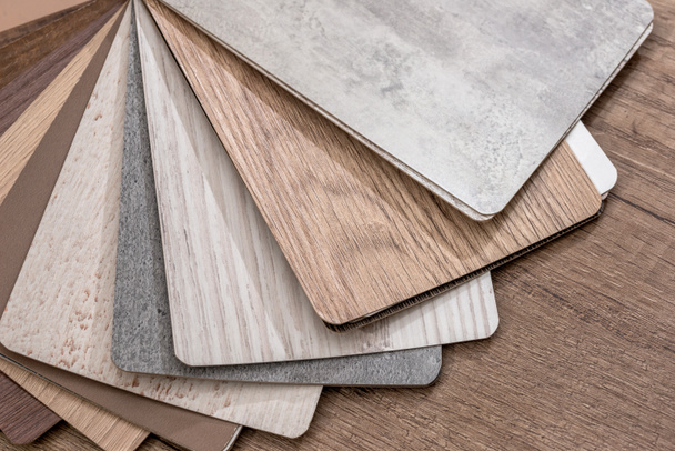 Color wood texture palette guide - Photo, Image