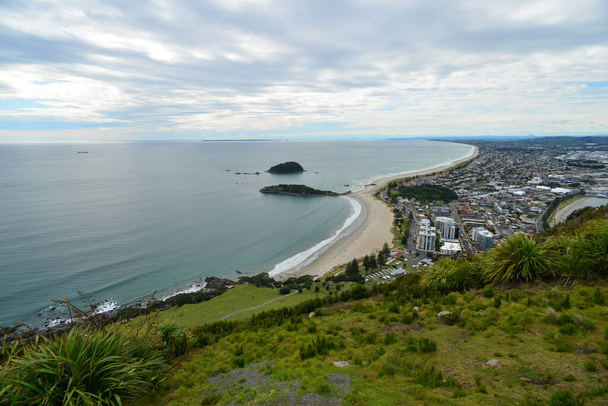 Observing view of Bay of Plenty, New Zealand. - Photo, image