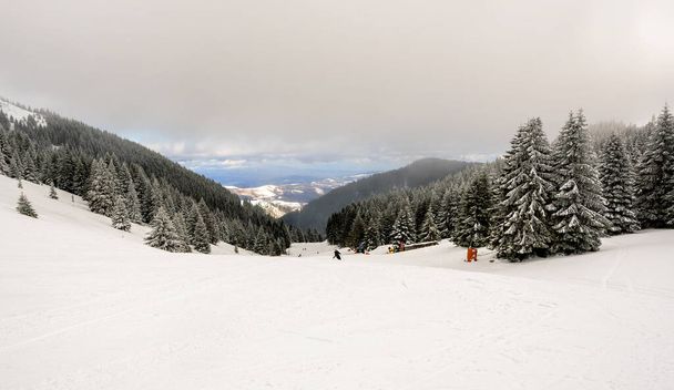 View of a ski resort piste on mount Kopaonik, Serbia - Photo, Image