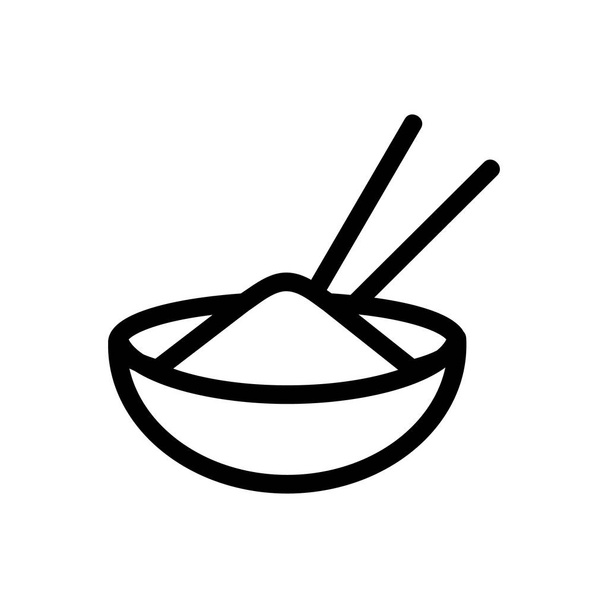 Vettore icona tagliatelle. Illustrazione del simbolo del contorno isolato
 - Vettoriali, immagini