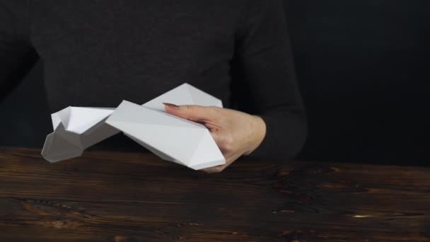 χαρτί κοπής plotter μονόκερο χαρτί  - Πλάνα, βίντεο