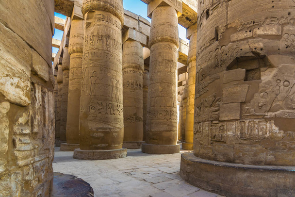 Templo de Karnak em Luxor, Egito - Foto, Imagem