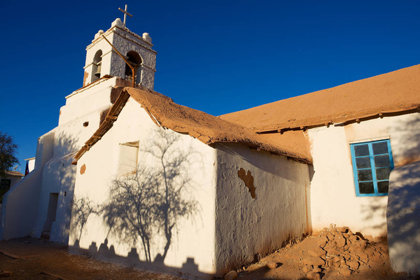 Church of San Pedro in San Pedro de Atacama, Chile. - Photo, Image