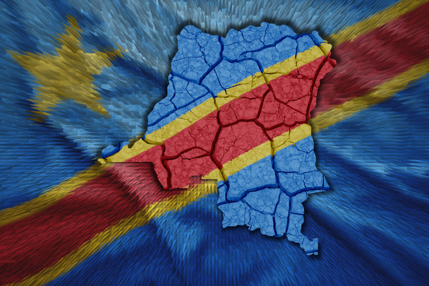 Mapa da República Democrática do Congo
 - Foto, Imagem