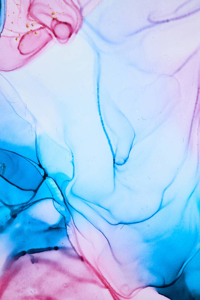 Colores de tinta de alcohol translúcido. Abstracto multicolor tex mármol
 - Foto, imagen