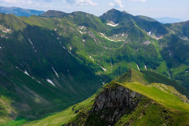 great summer scenery of high mountain range - Foto, Bild