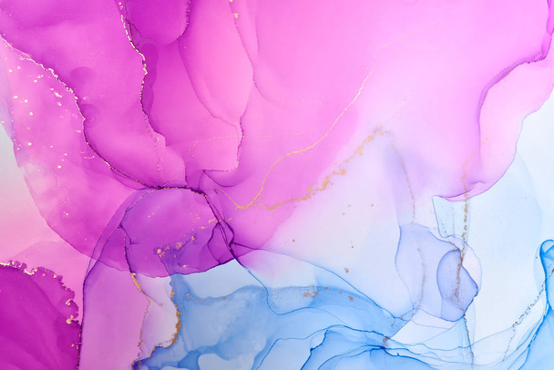  Fondo colorido abstracto, fondo de pantalla. Mezcla de pinturas acrílicas
. - Foto, Imagen