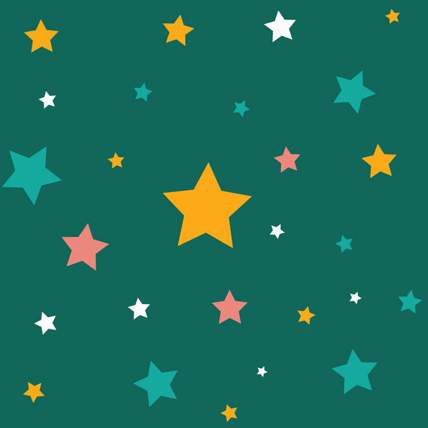 csillag felhő szivárvány óvoda minta poszter textúra - Fotó, kép