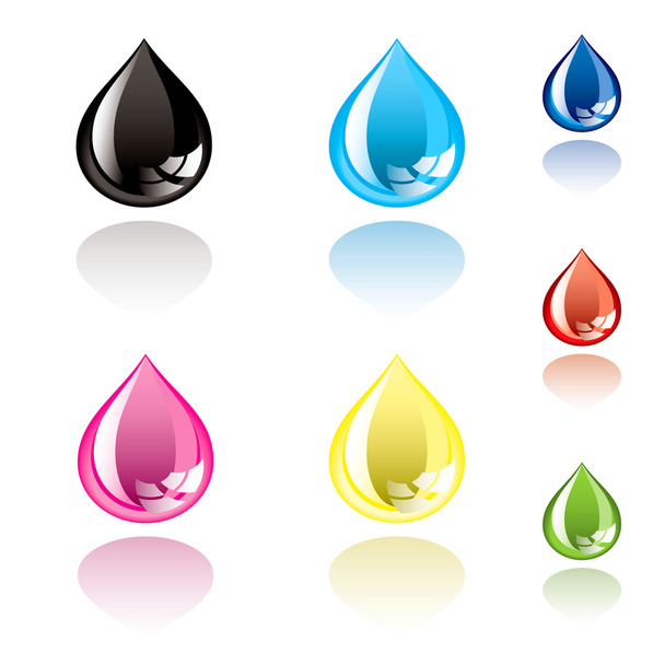 Ink droplet - Вектор,изображение