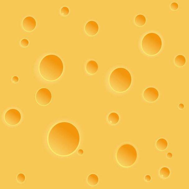 Käse nahtlose Muster. Hintergrund mit Lebensmitteln. - Vektor, Bild